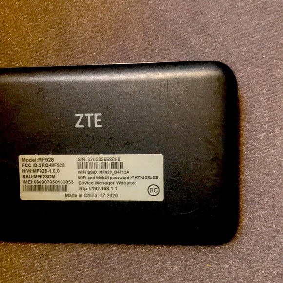 Manufacturer model:Zmax. CONNECTED & PROTECTED ANYWHERE - The ZTE MAX Connect - Picture 2 of 6